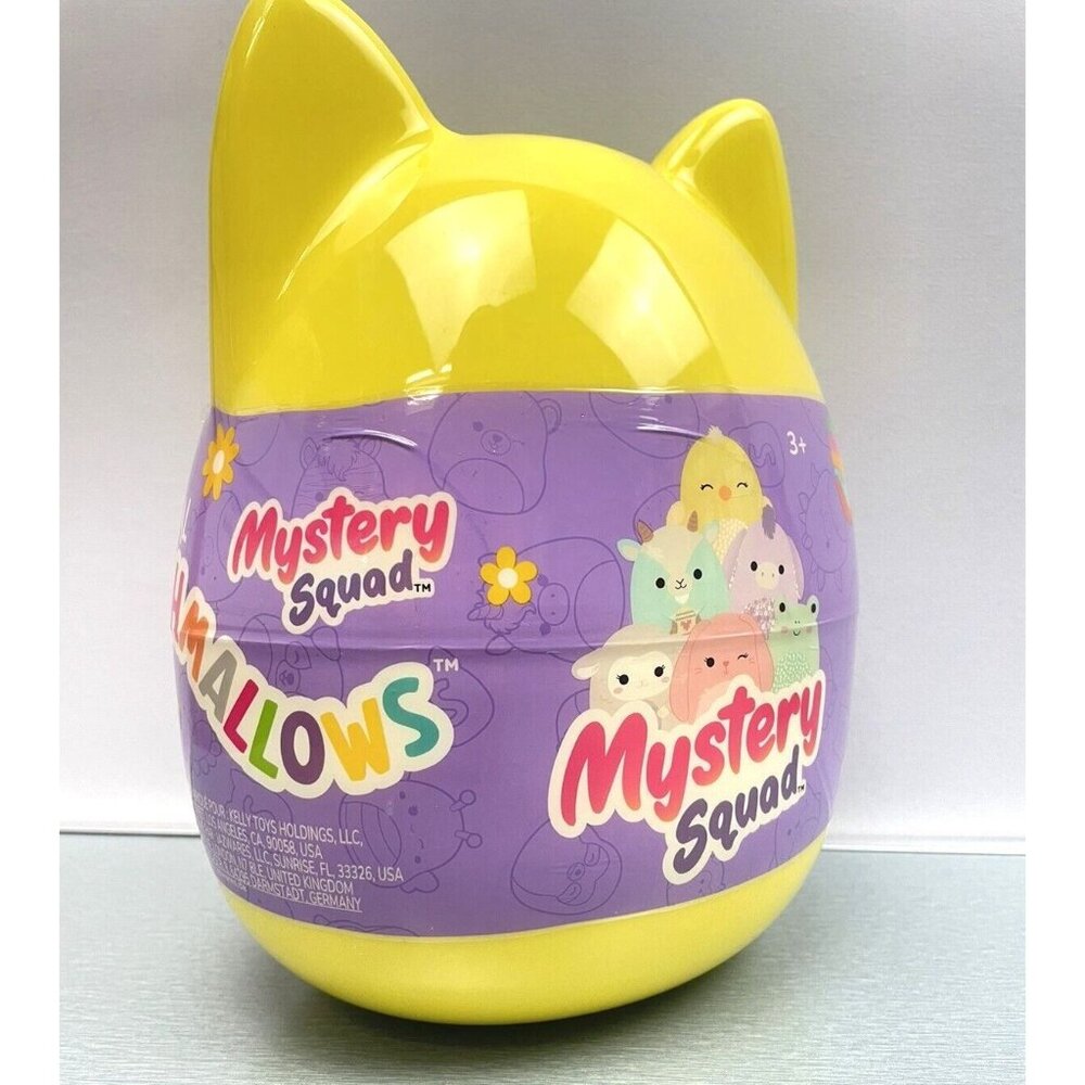 Squishmallows Mystery Squad 2024 Easter Egg 8" Plush Sealed Yellow - Picture 3 of 4